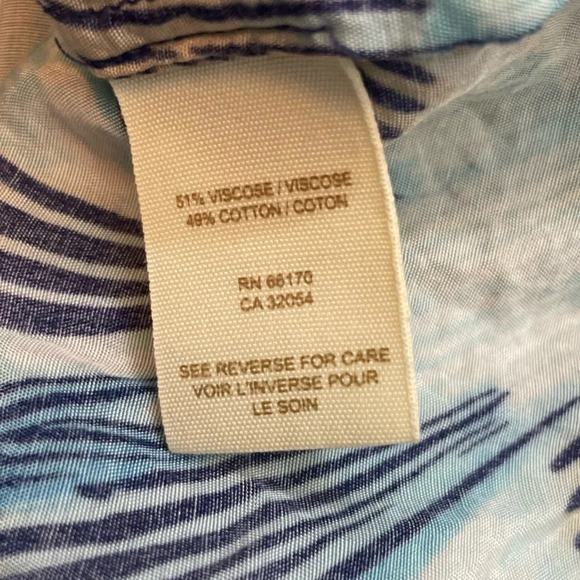 Free People Dress Womens XS Blue Tropical Boho Vacation Y2K Beachy Costal Mini - Picture 14 of 14